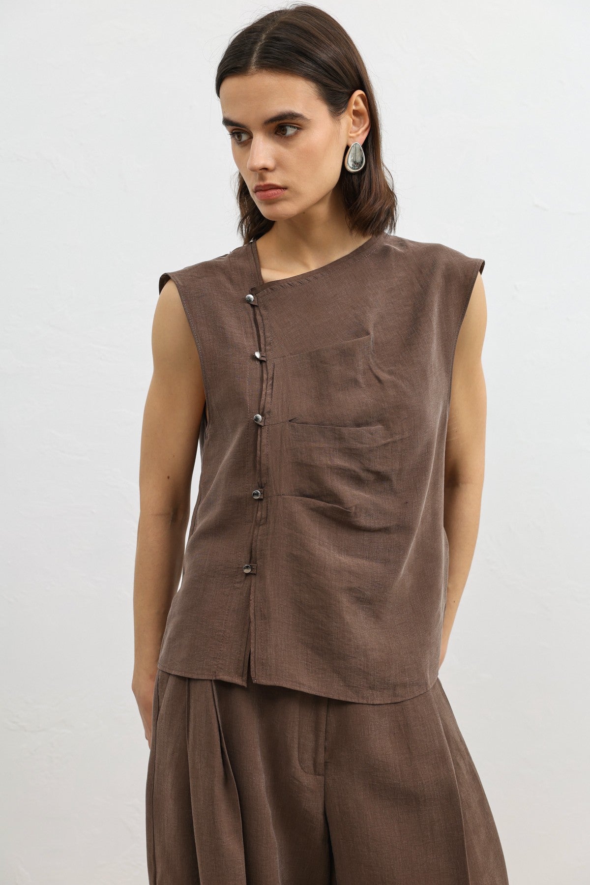 Antioch Women's Button-Down Top with Lyocell Blend