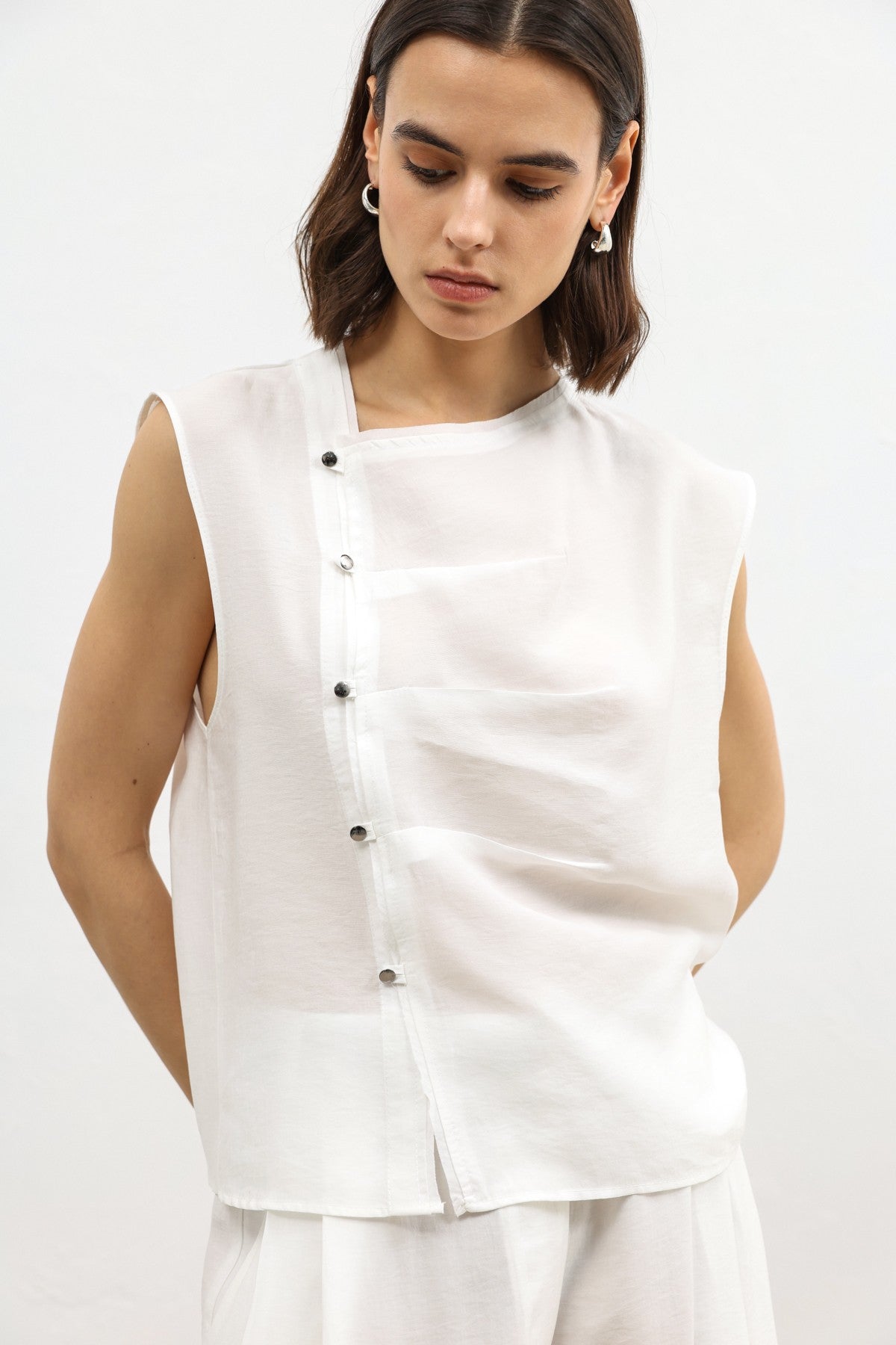 Antioch Women's Button-Down Top with Lyocell Blend