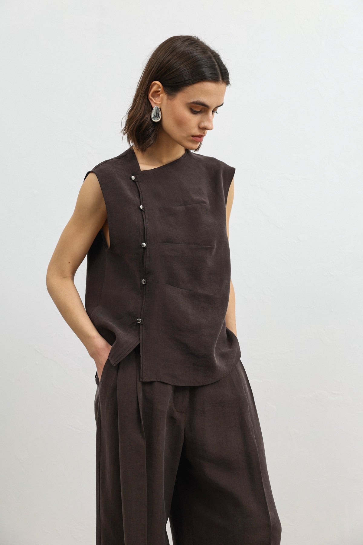 Antioch Women's Button-Down Top with Lyocell Blend