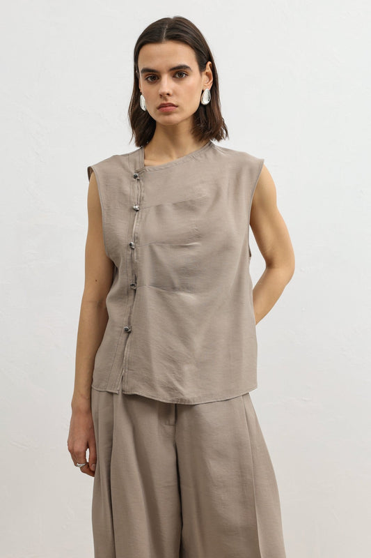 Antioch Women's Button-Down Top with Lyocell Blend