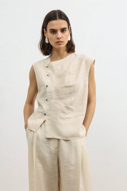 Antioch Women's Button-Down Top with Lyocell Blend
