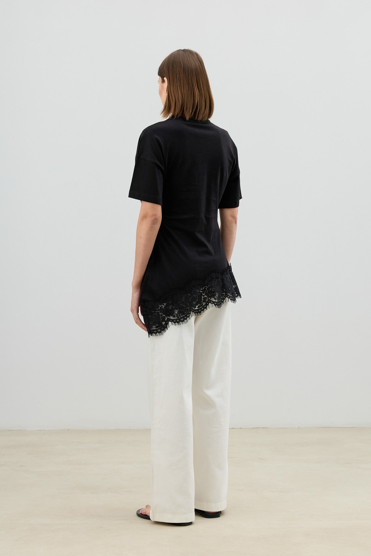 Antioch Lace-Trimmed Cotton Women's T-Shirt