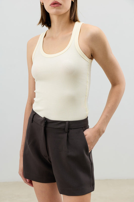 Antioch Women's Tank Top with Straps and Ribbed Hem