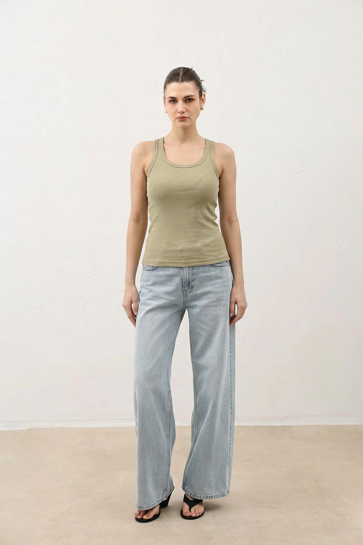 Antioch Women's Tank Top with Straps and Ribbed Hem