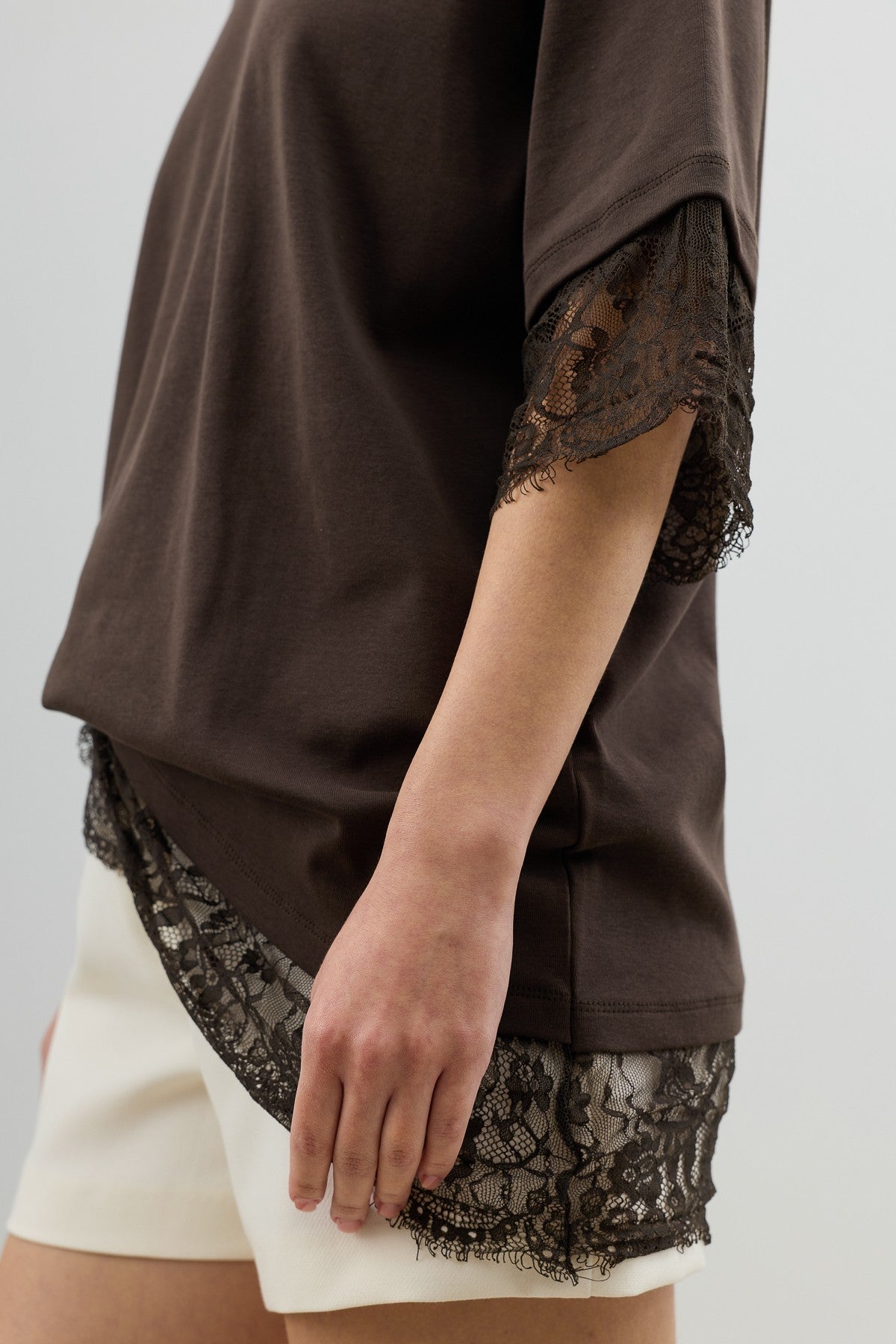 Antioch Women's T-Shirt with Lace Details