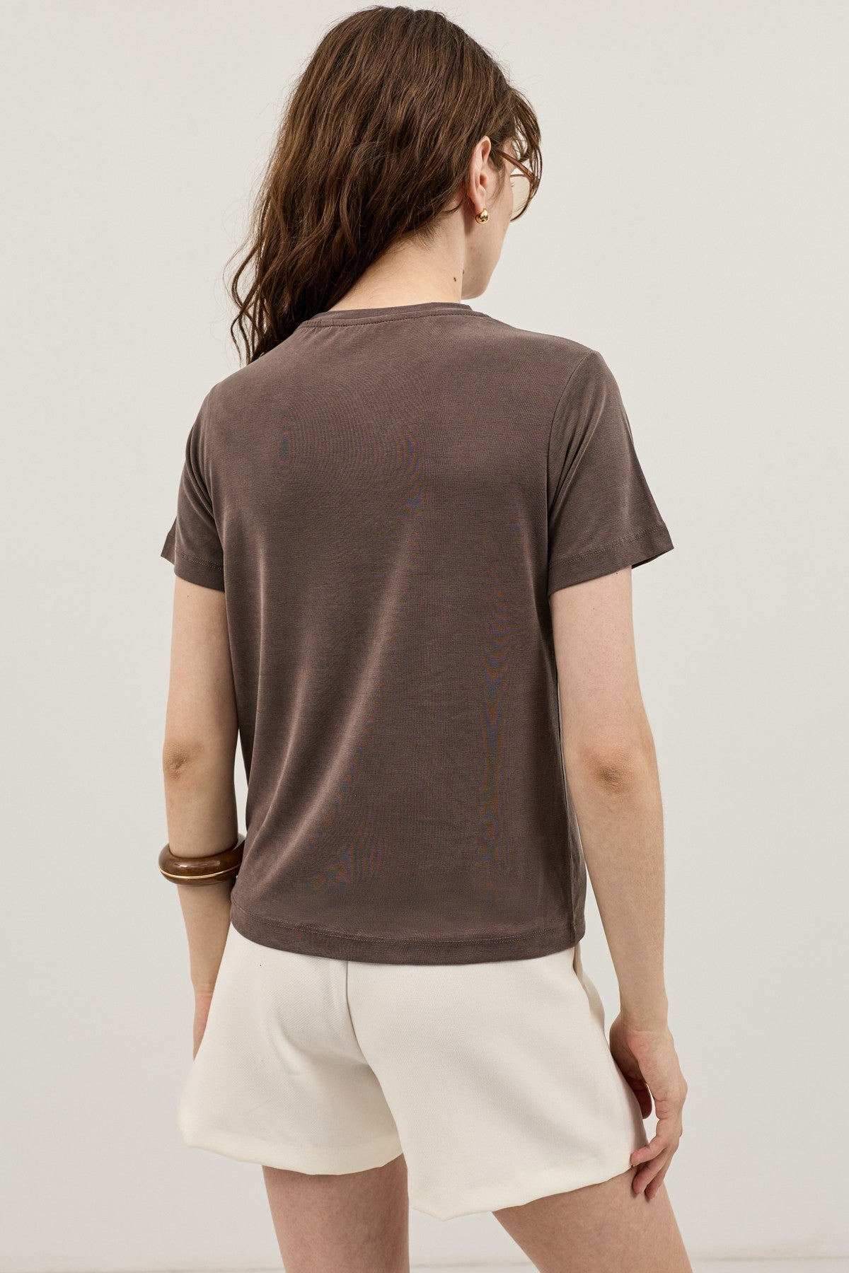 T-Shirt with Modal Blend