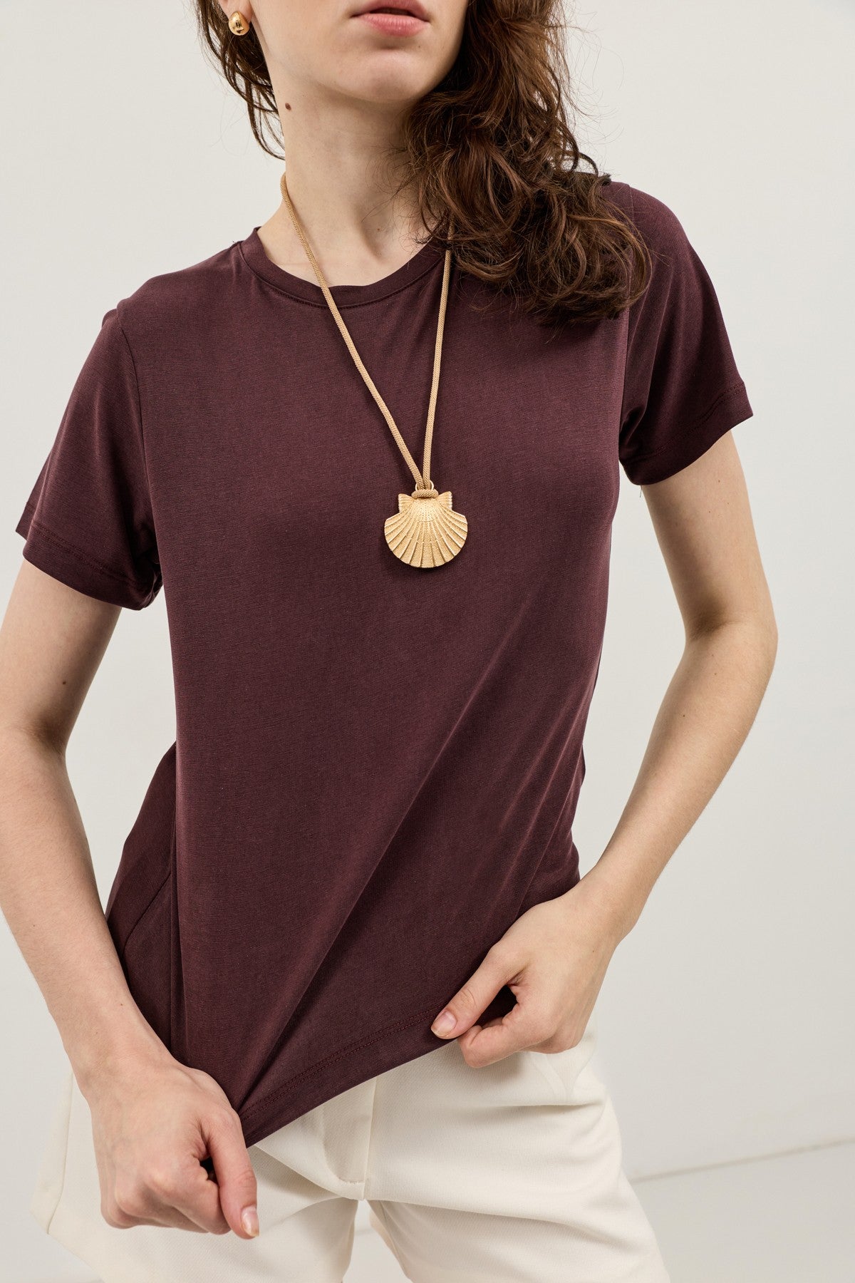 T-Shirt with Modal Blend