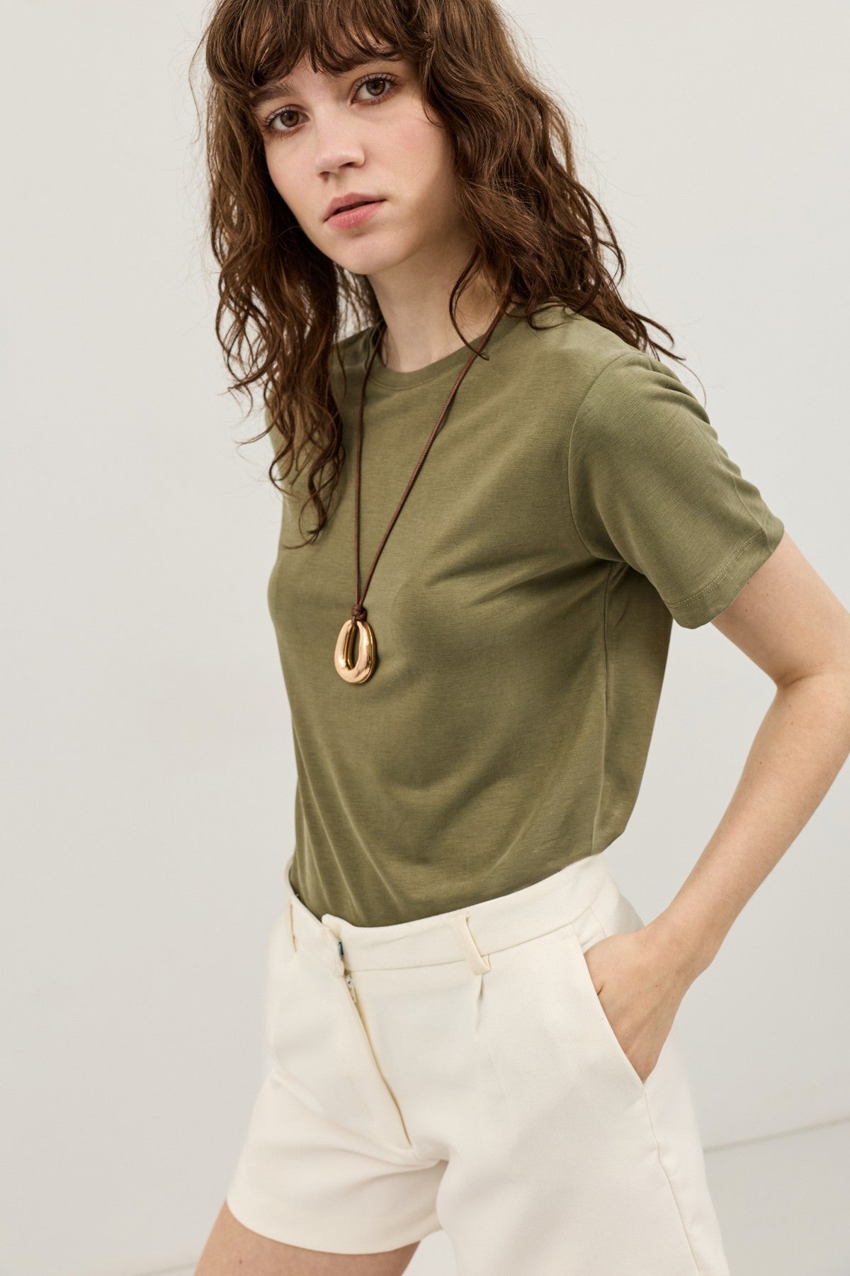 T-Shirt with Modal Blend