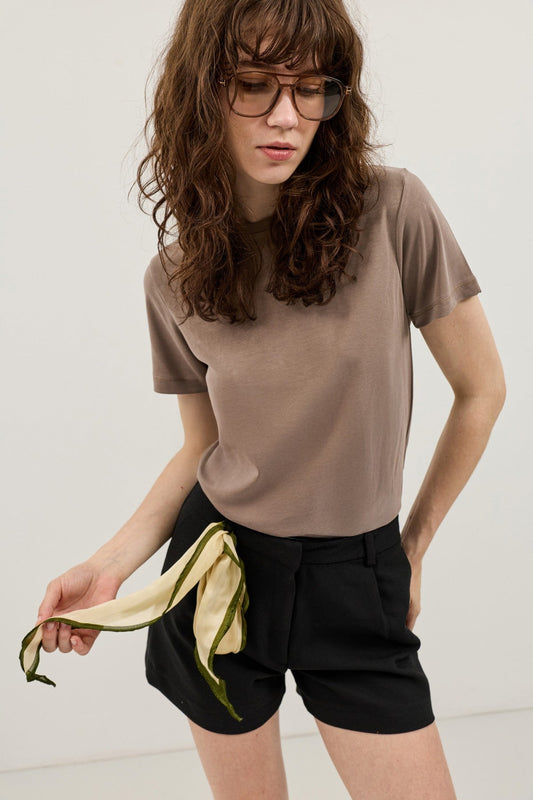 T-Shirt with Modal Blend