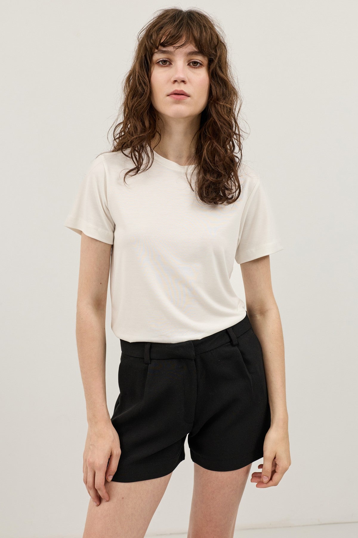 T-Shirt with Modal Blend