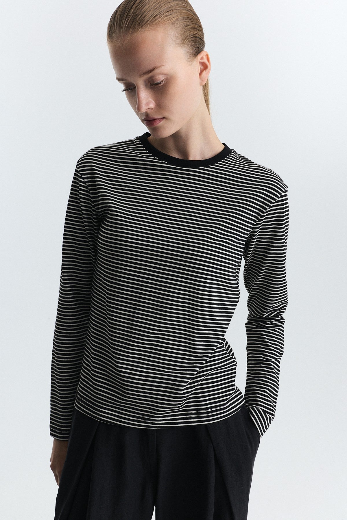 Striped Long-Sleeve T-Shirt