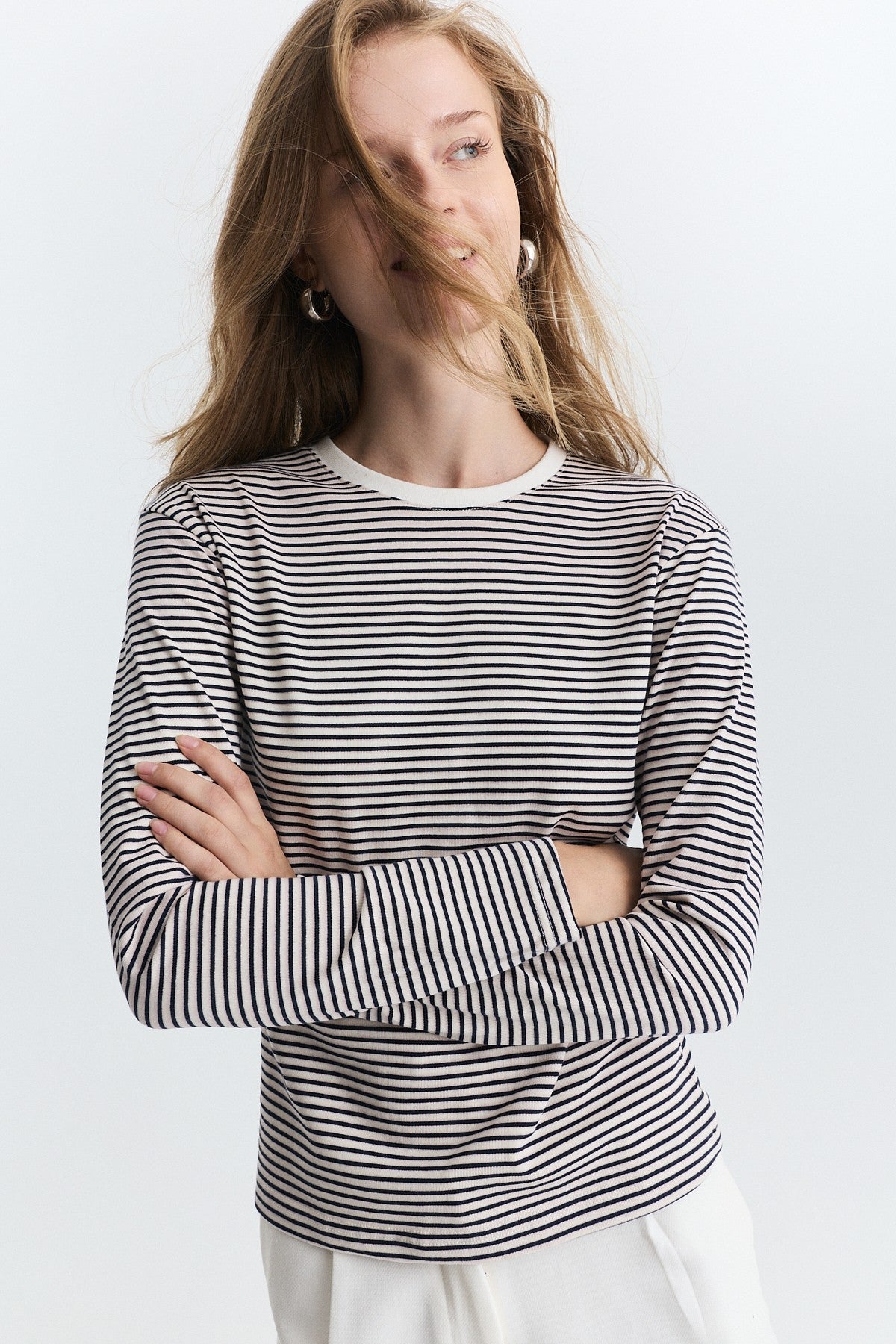 Striped Long-Sleeve T-Shirt