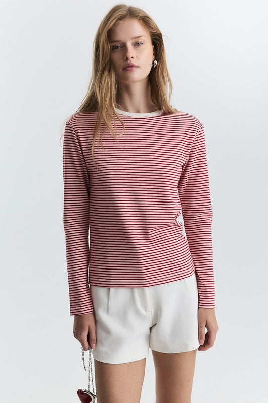 Striped Long-Sleeve T-Shirt