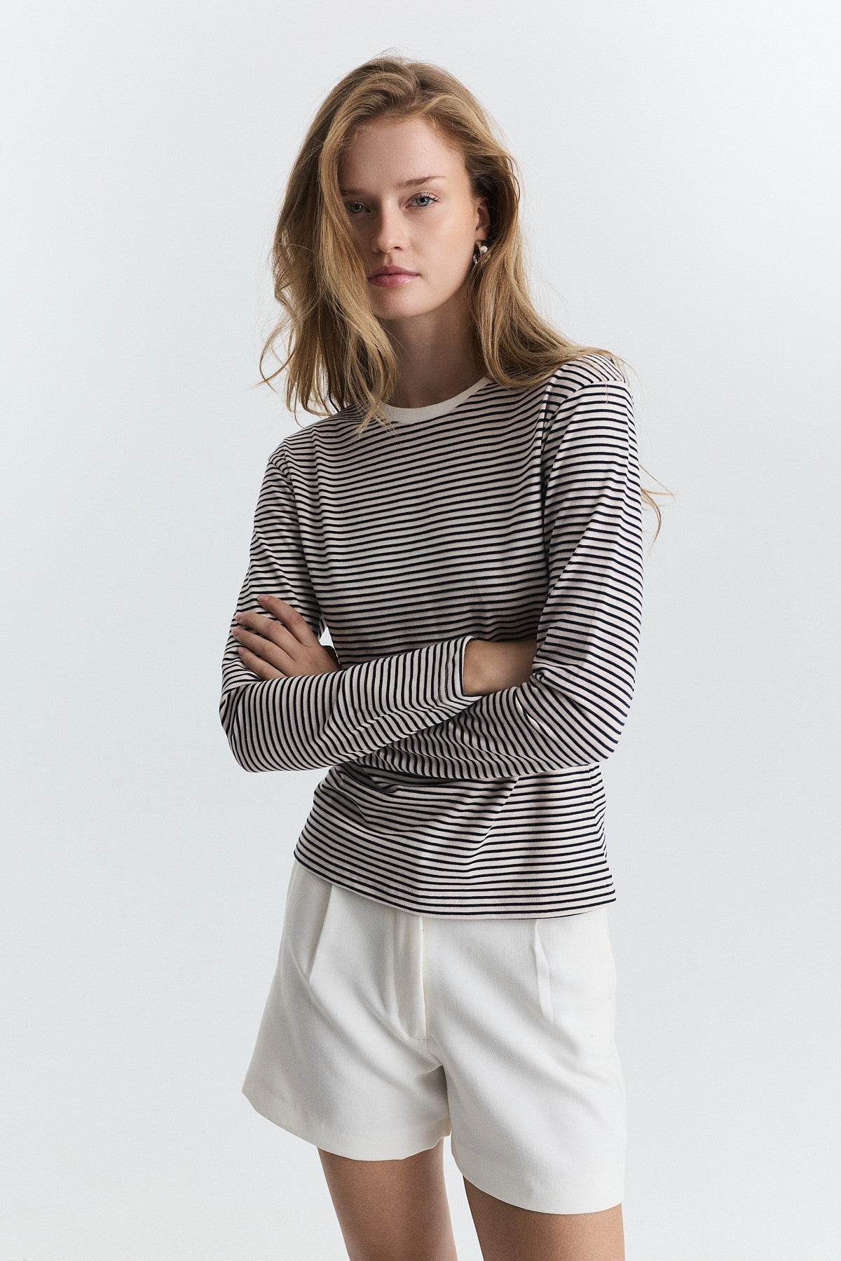 Striped Long-Sleeve T-Shirt