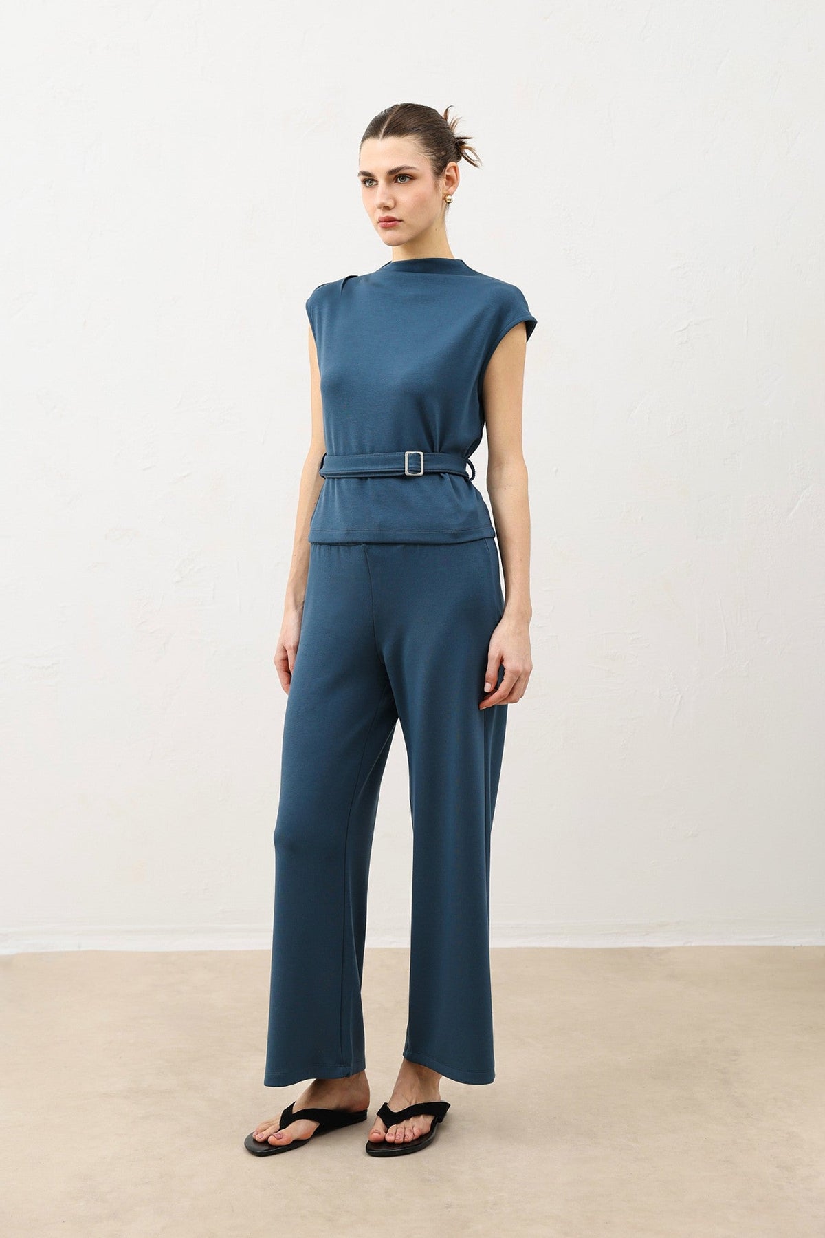 Women's Belted Suit Set