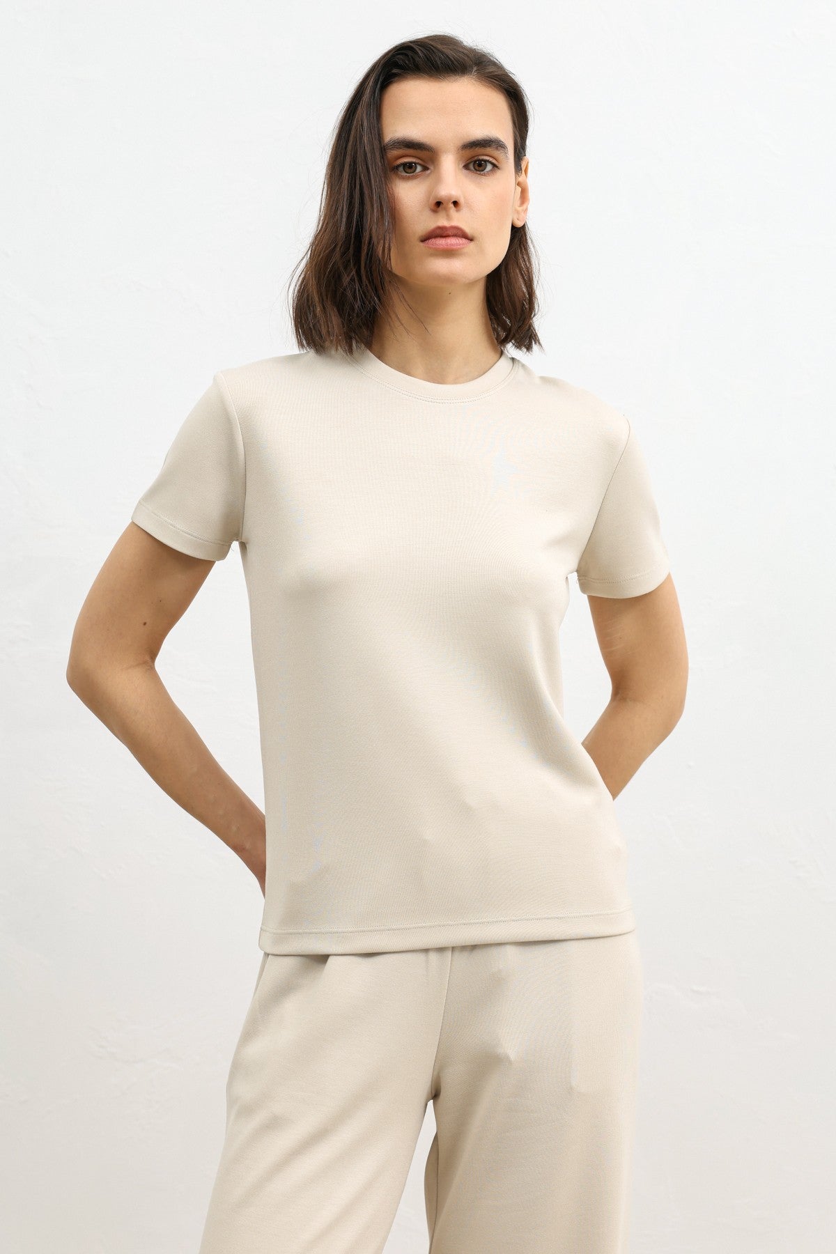Antioch Women's Draped Sweatsuit Set