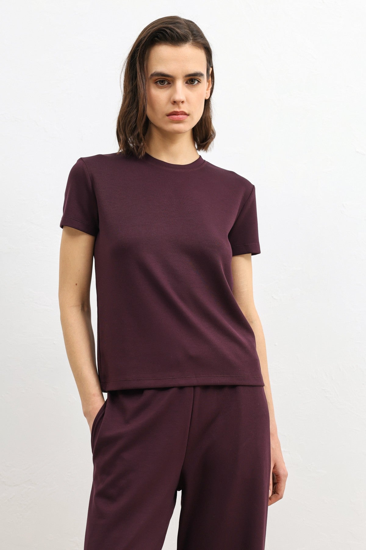 Antioch Women's Draped Sweatsuit Set