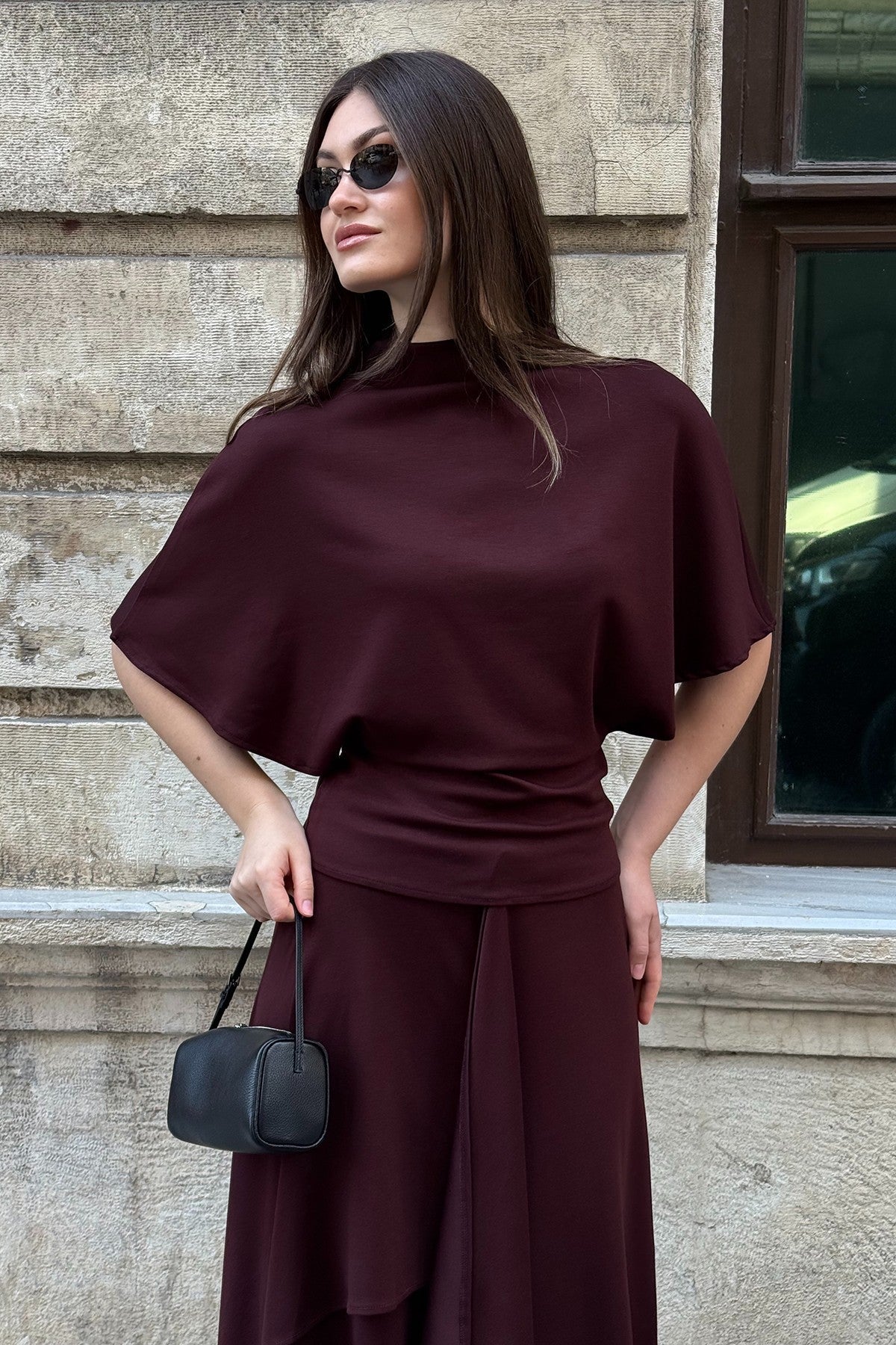 Antioch Voluminous Skirt and Blouse Women's Set