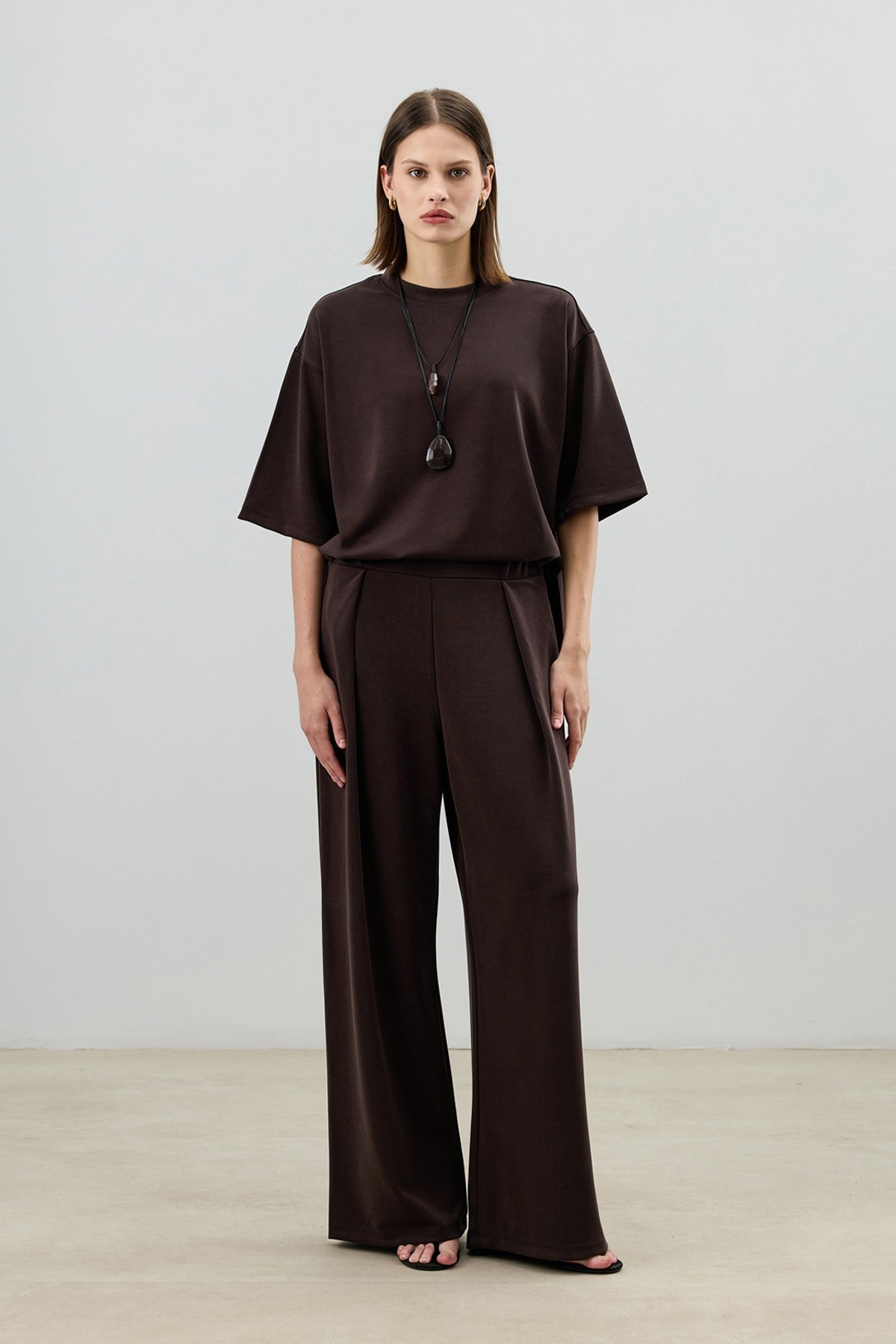 Antioch Modal-Blend T-Shirt and Pants Set for Women