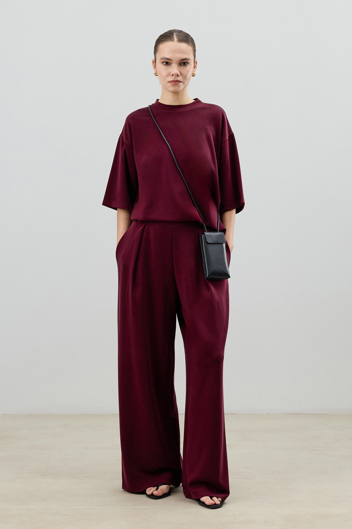 Antioch Modal-Blend T-Shirt and Pants Set for Women