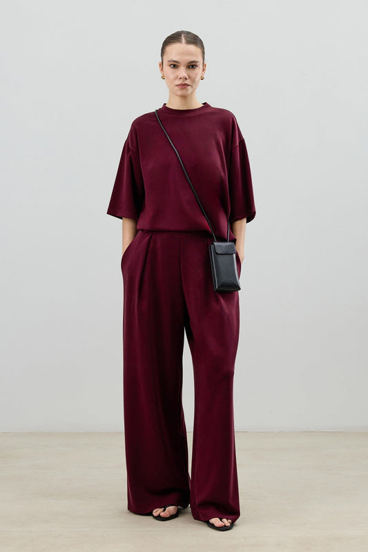 Antioch Modal-Blend T-Shirt and Pants Set for Women