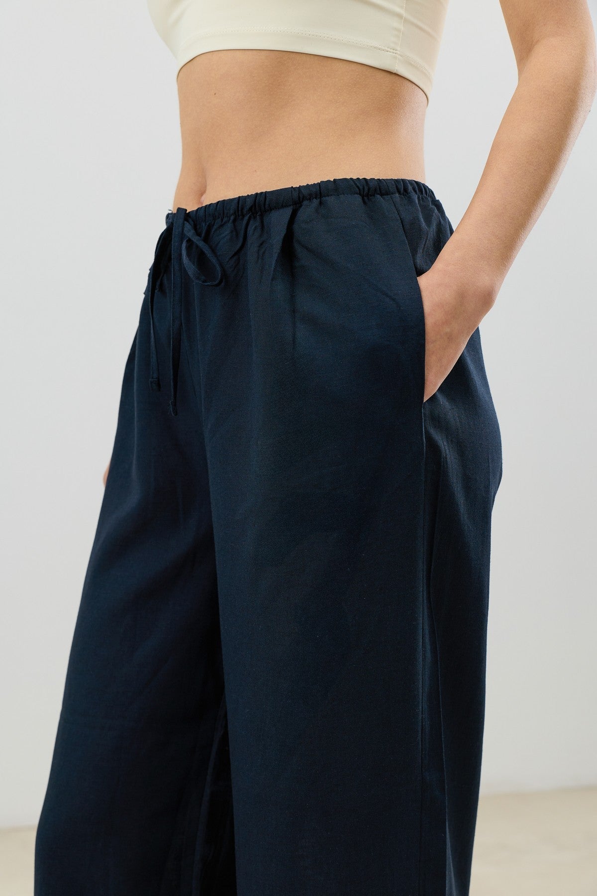 Antioch Linen-Blend Women's Shirt and Pants Set