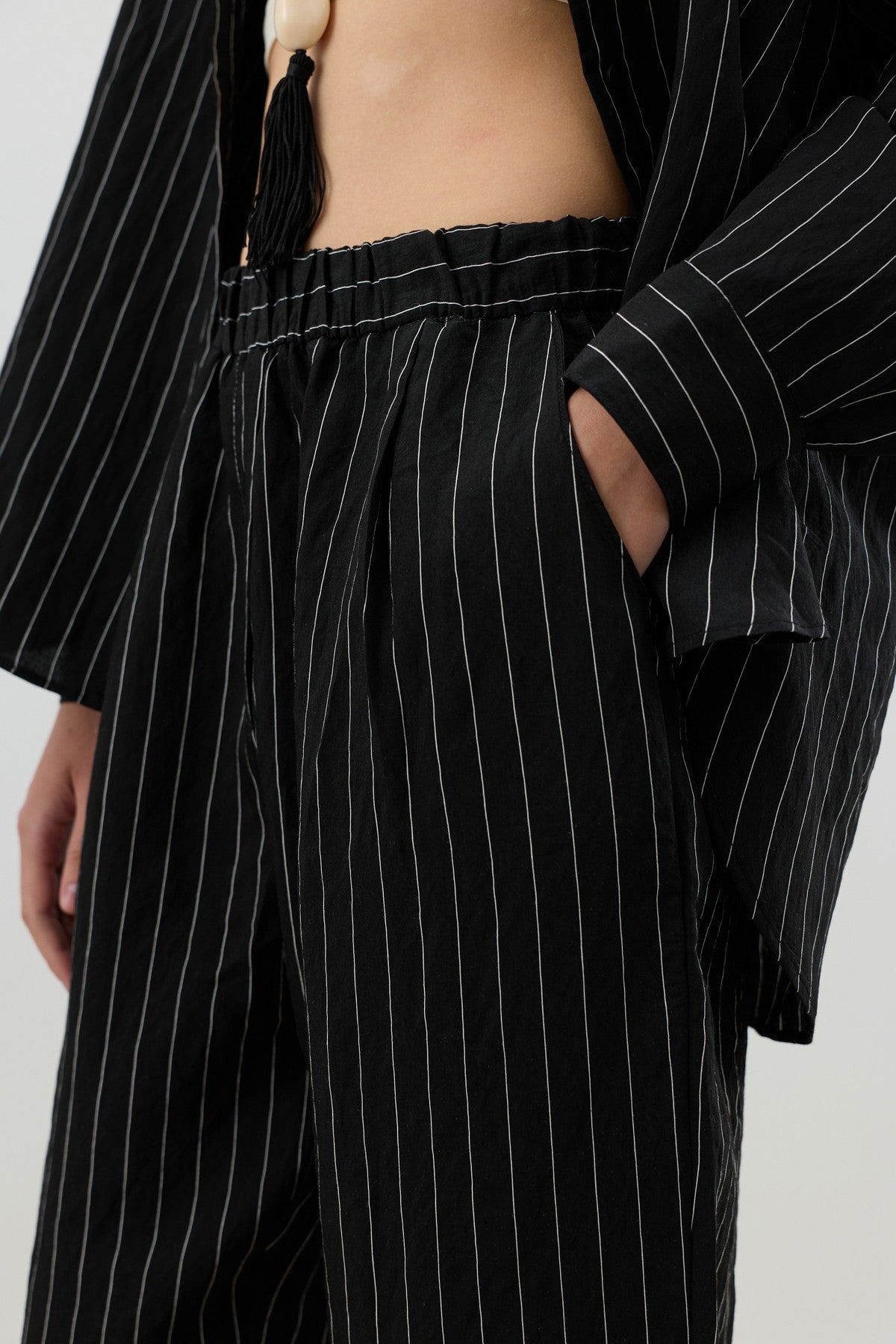 Antioch Modal-Blend Striped Women's Suit Set