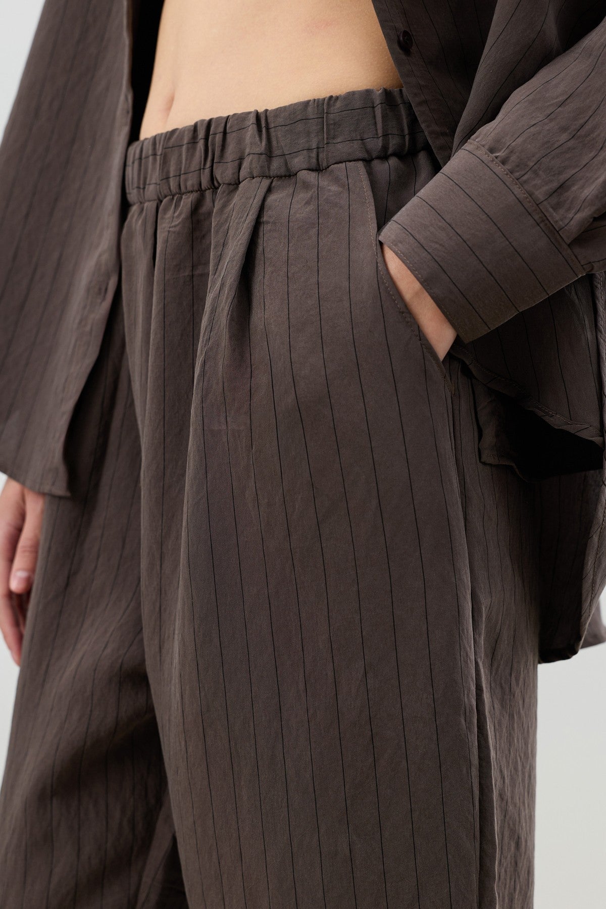 Antioch Modal-Blend Striped Women's Suit Set