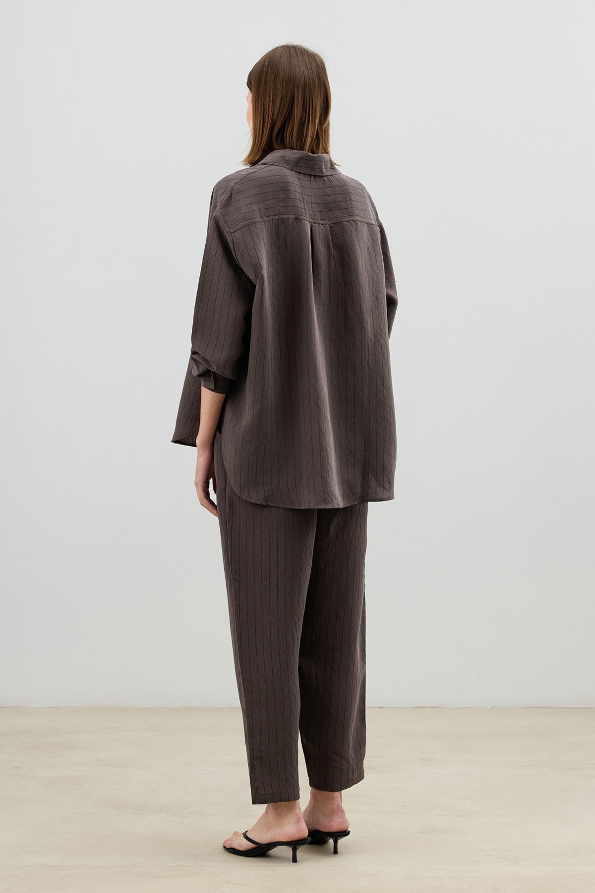 Antioch Modal-Blend Striped Women's Suit Set