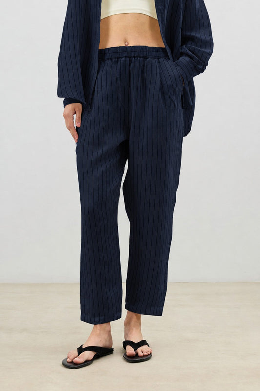 Women's Striped Suit with Modal Blend