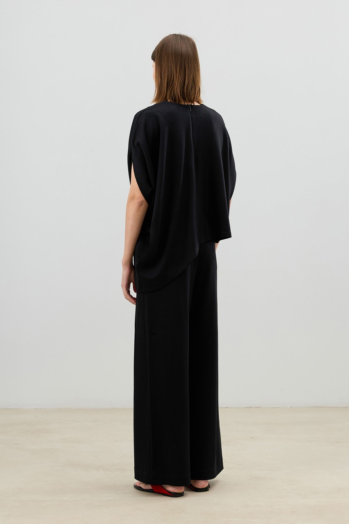 Antioch Asymmetrical-Cut Draped Women's Set