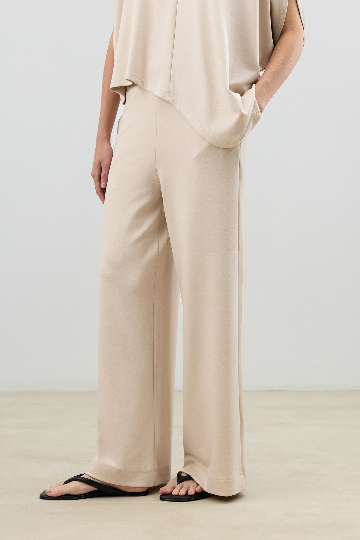 Antioch Asymmetrical-Cut Draped Women's Set