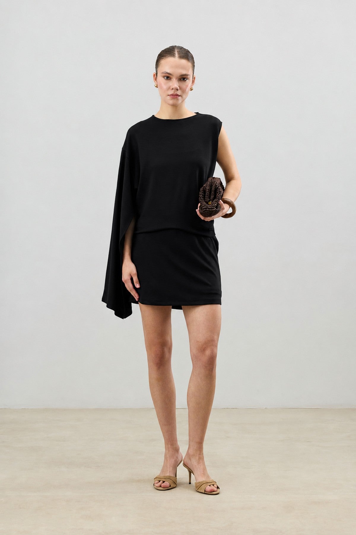 Asymmetrical One-Shoulder Women's Set
