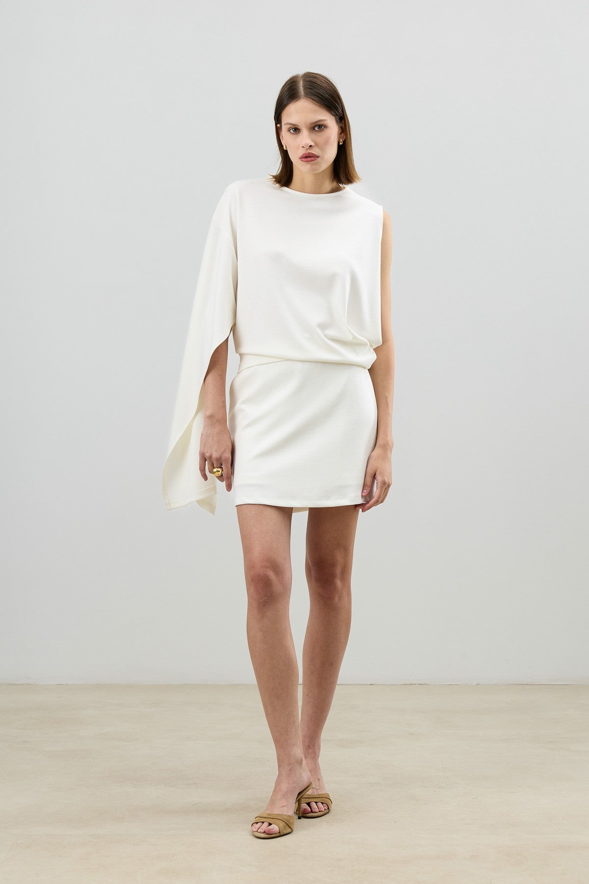 Asymmetrical One-Shoulder Women's Set