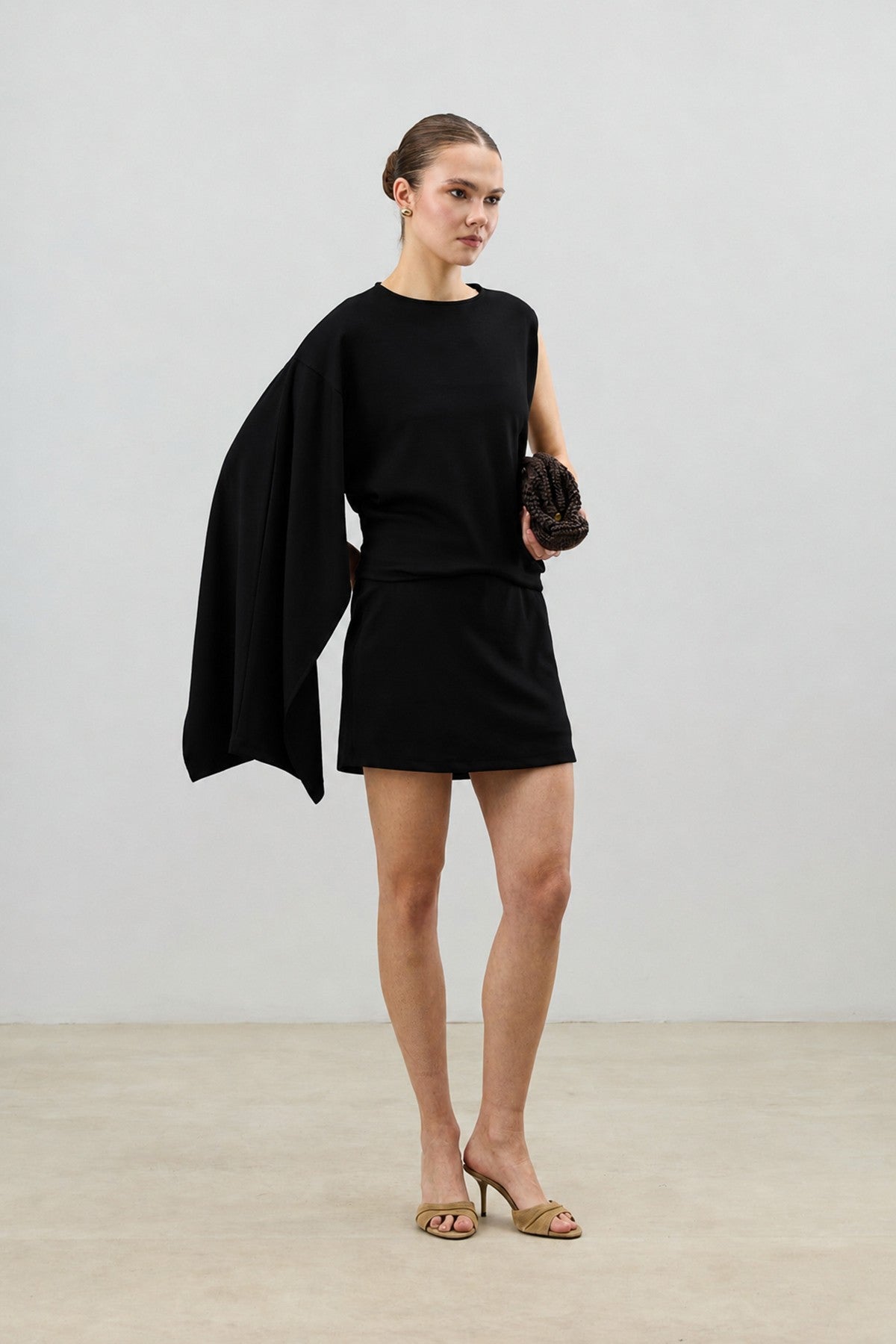 Asymmetrical One-Shoulder Women's Set