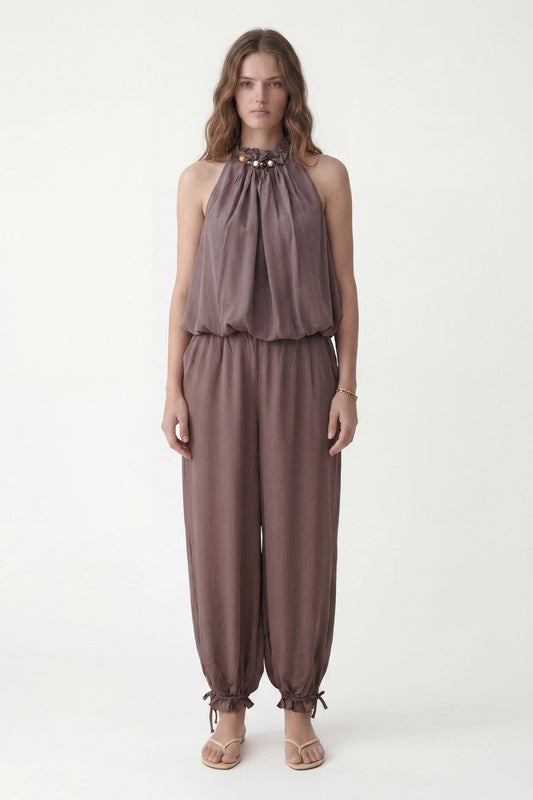 100% Lyocell Blouse and Pants Set