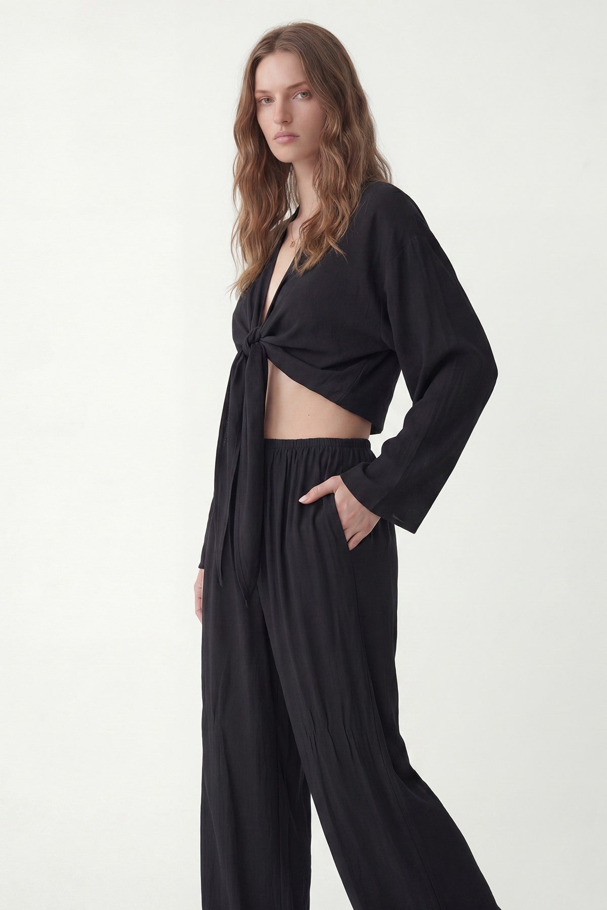Women's Matching Blouse and Pants Set