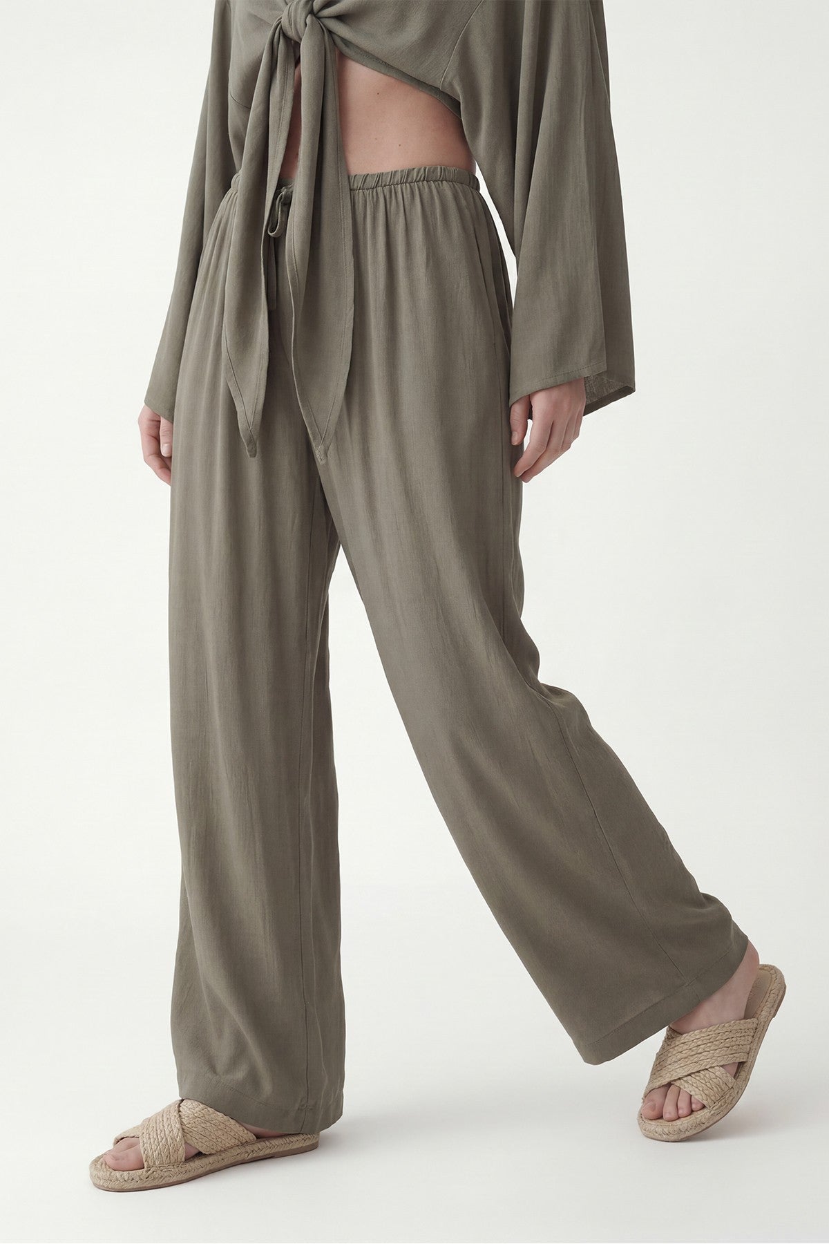 Women's Matching Blouse and Pants Set