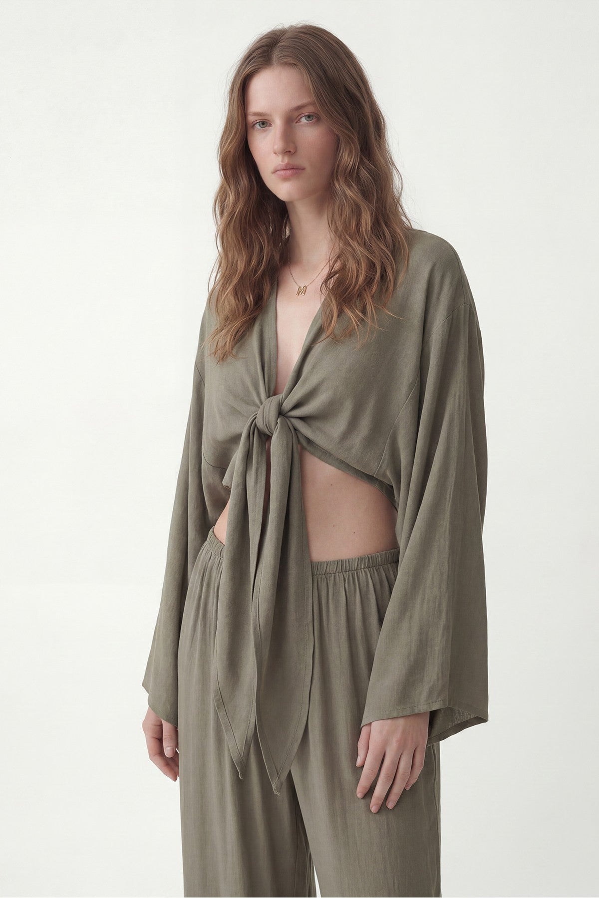 Women's Matching Blouse and Pants Set
