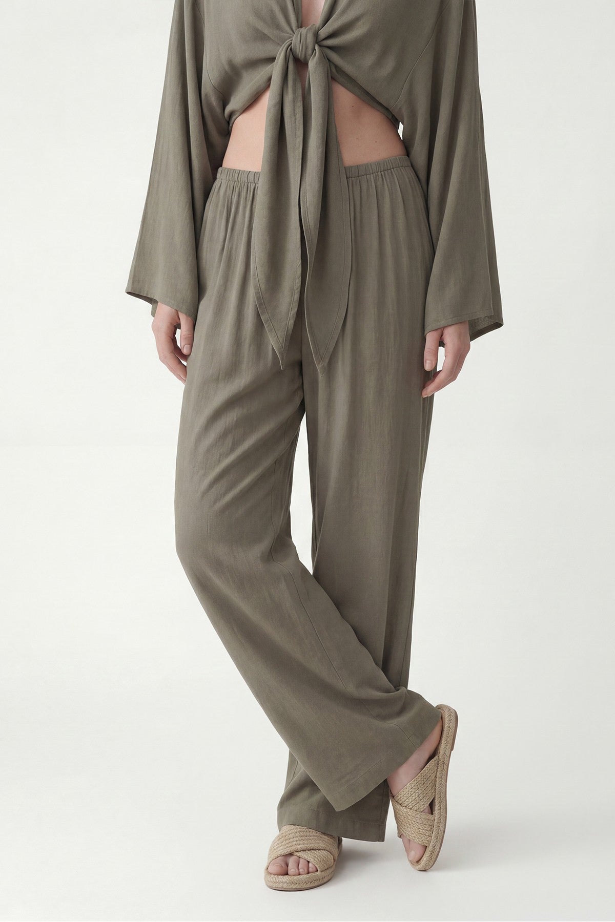 Women's Matching Blouse and Pants Set