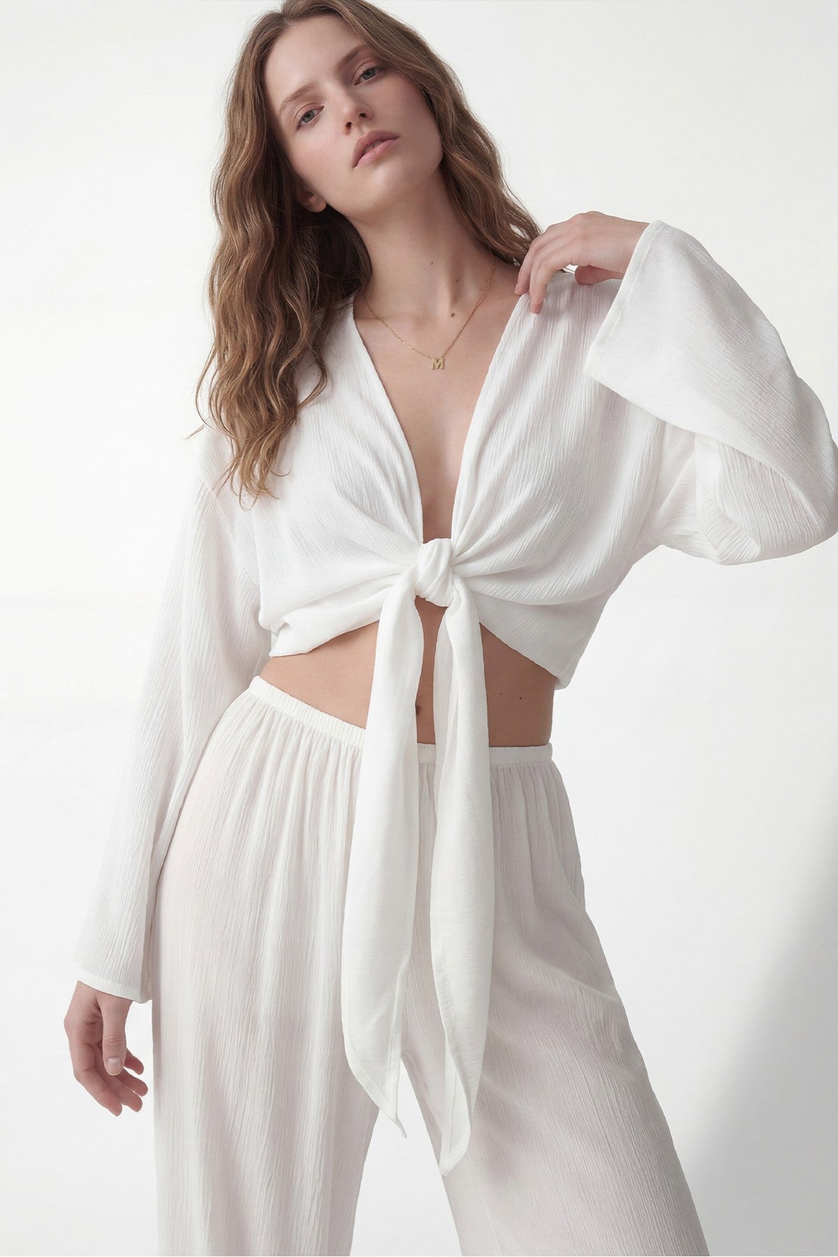 Women's Matching Blouse and Pants Set