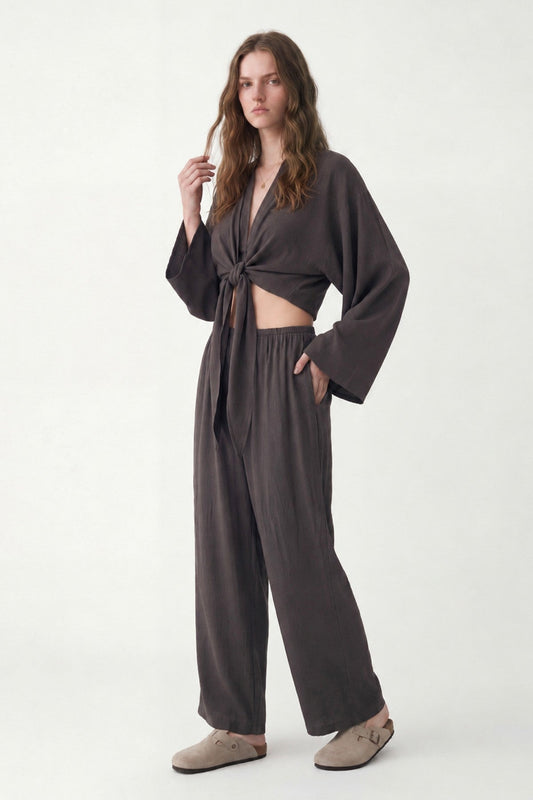 Women's Matching Blouse and Pants Set