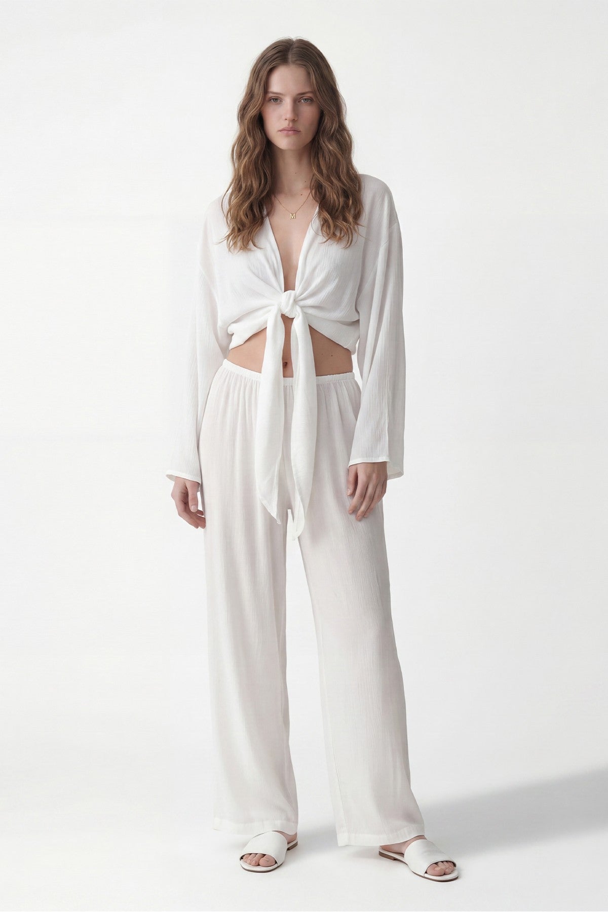 Women's Matching Blouse and Pants Set
