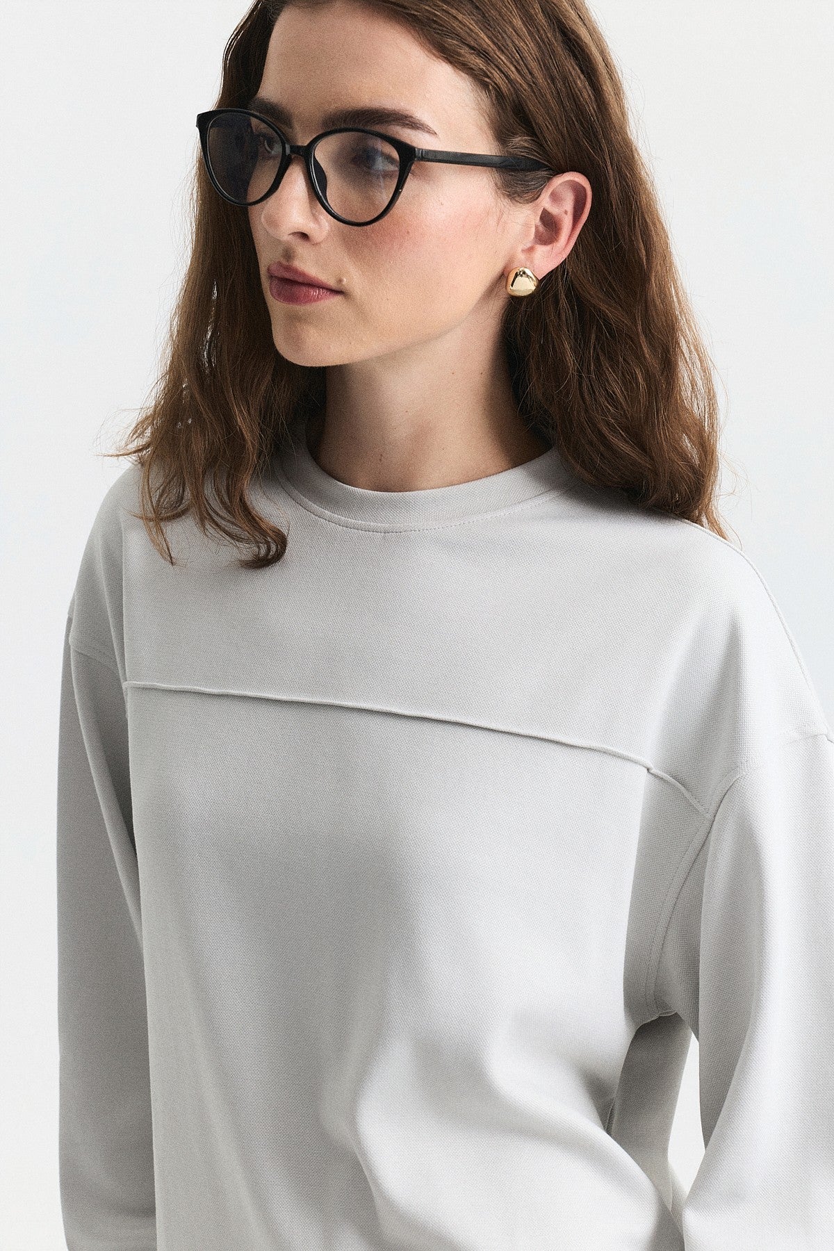 Crew-Neck Sweatshirt and Jogger Pants Set