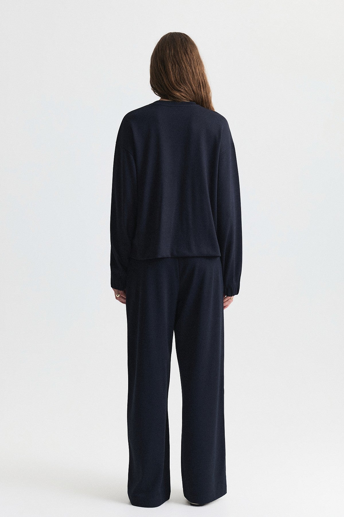 Crew-Neck Sweatshirt and Jogger Pants Set